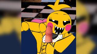 ''The animatronics get a little quirky at night.'' Toy Chica FNAF Porn Video