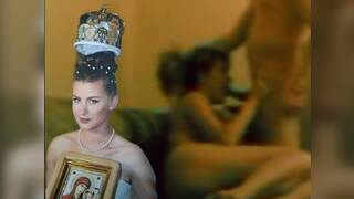 friends wife Ivanka forced to suck a cock like a cheap whore