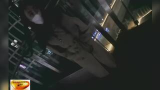 Chinese Girl outdoor exhibitionism BDSM Training 165