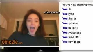 Blonde Beauty Masturbates on omegle