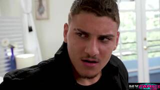 Fucking the tits and pussy of my MILF stepmom