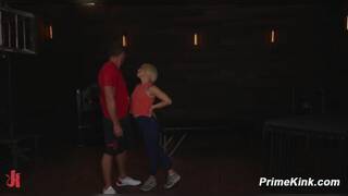 Femdom Helena Locke Punishes Conceited Pierce with CBT Sounding and Hard Pegging