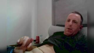 Caucasian Daddy Cums