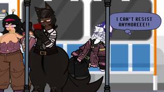 "In the train? Right now? With my wife on my side? Seriously man?"