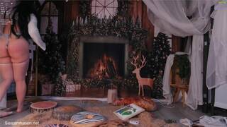 Busty elf girl cosplay