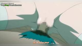 Horny busty babe in uniform gets creamed