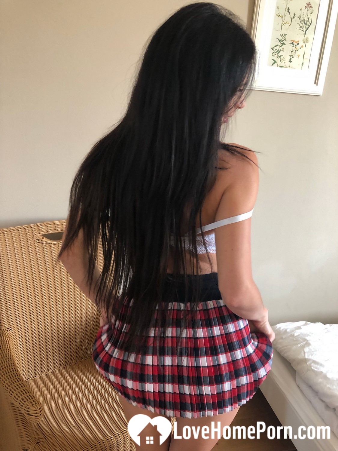Hot schoolgirl loves to show off everything