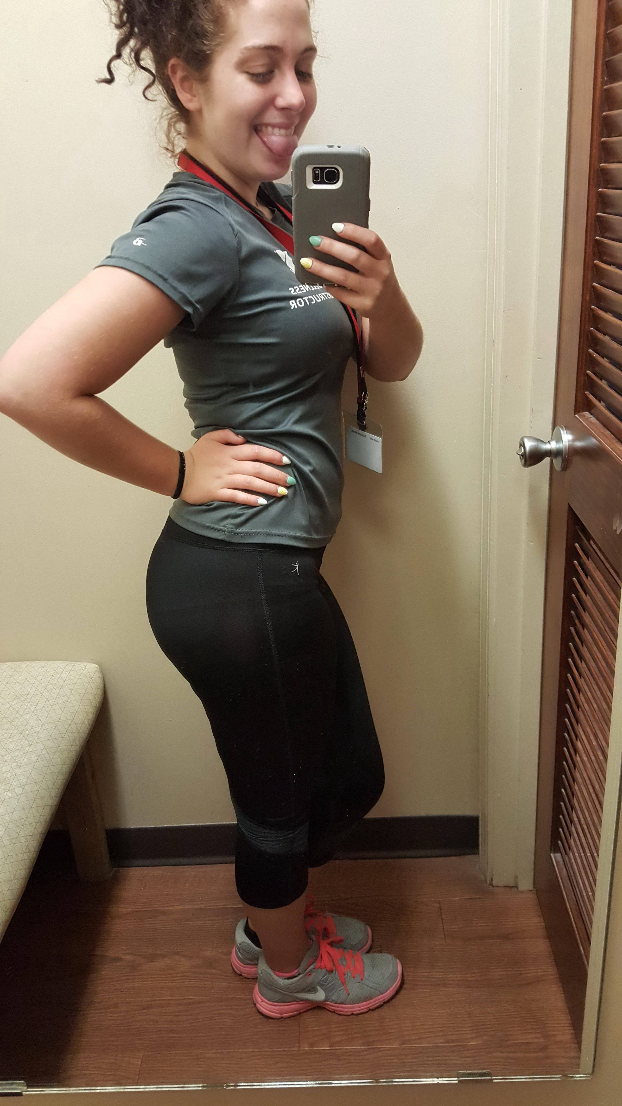 Working At The Gym Selfies