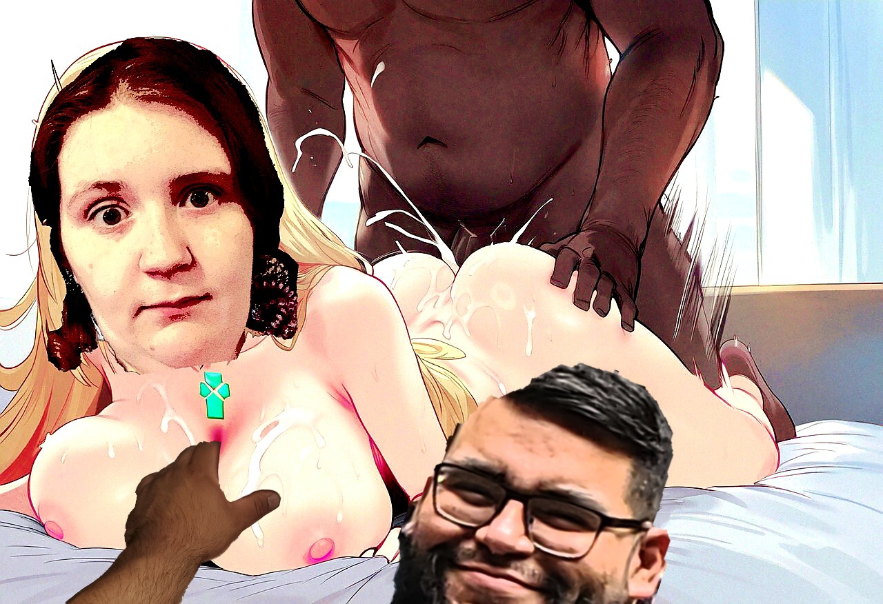 Wife niki let's Elijah's huge niger cock rape her pussy