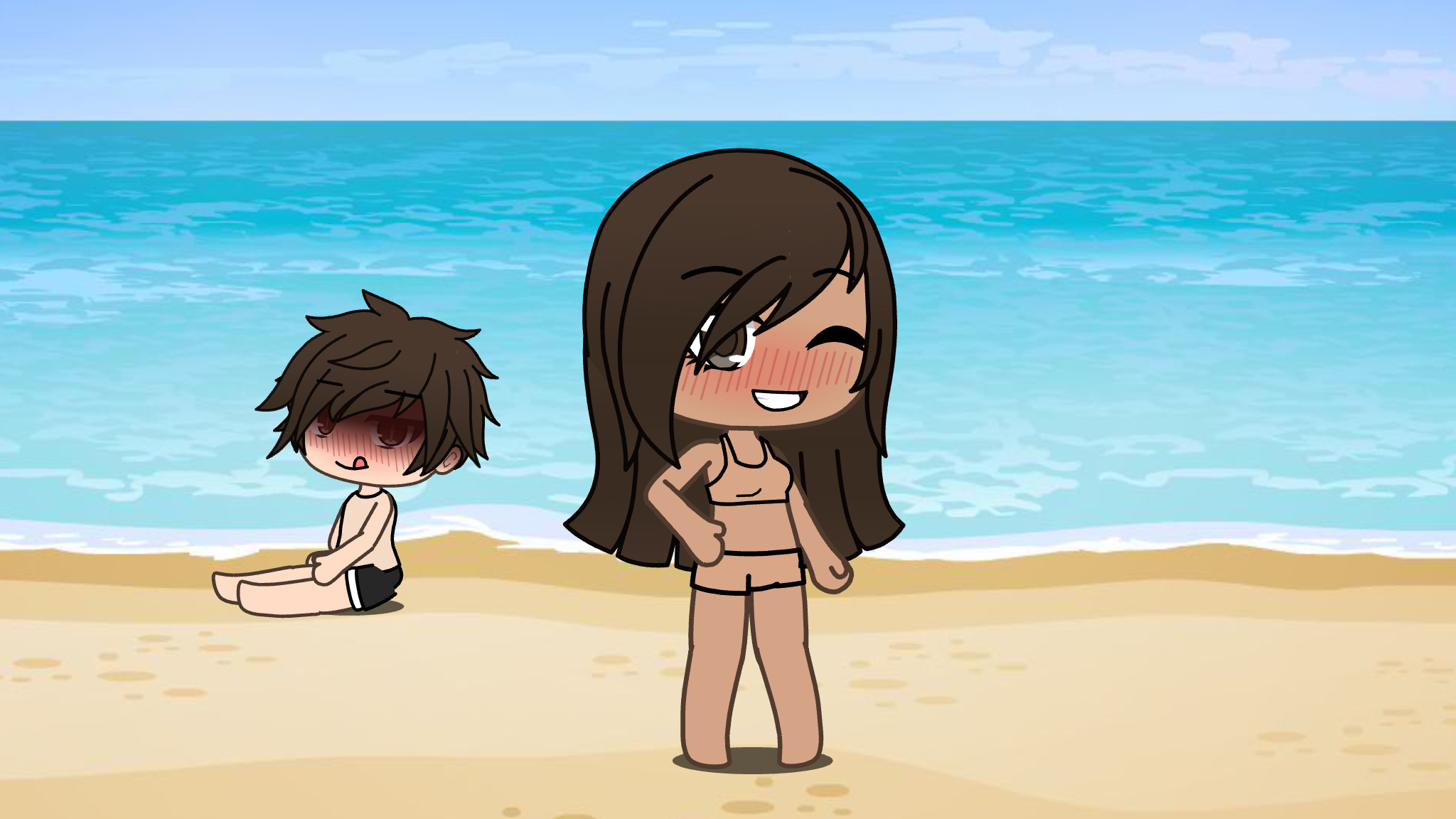 Keesa & I got horny at the beach~