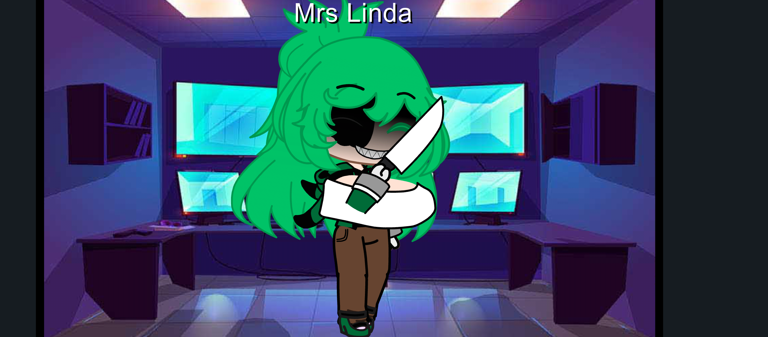 Mrs Linda the green imposter and her parasite monster form