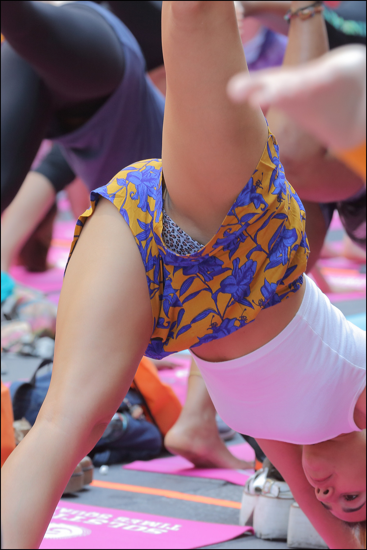 Hot Yoga Girls Voyeur Candid Mix