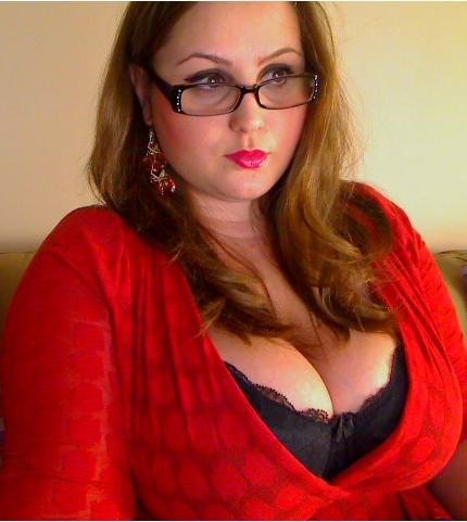 Huge Tits Girl Wearing Sexy Glasses