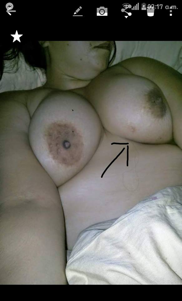 Asi luce las tetas una gordita