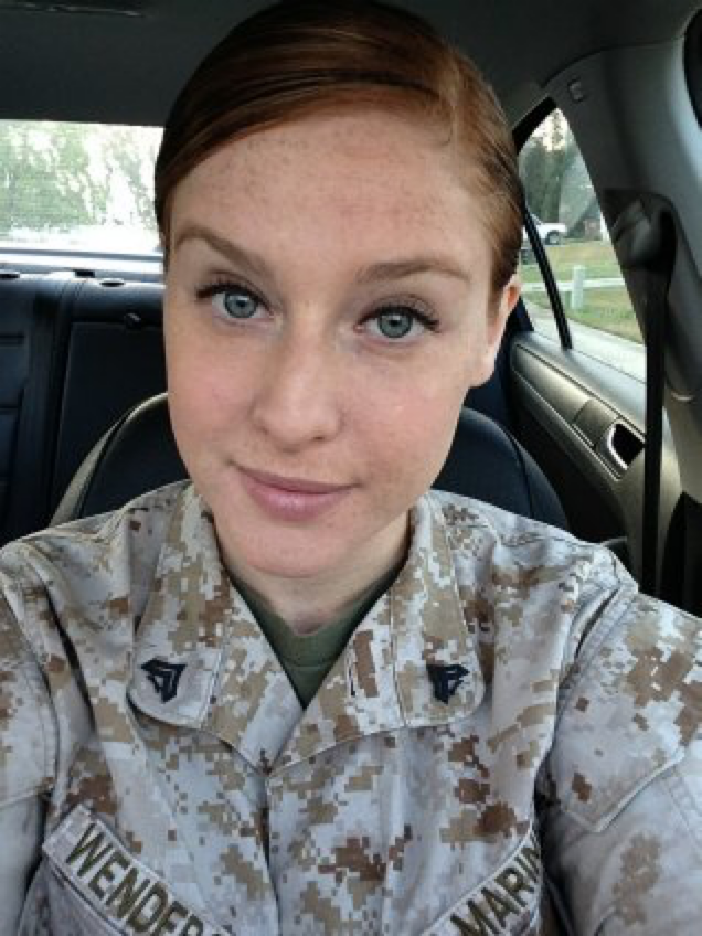 Busty Freckled Redhead Ex Marine