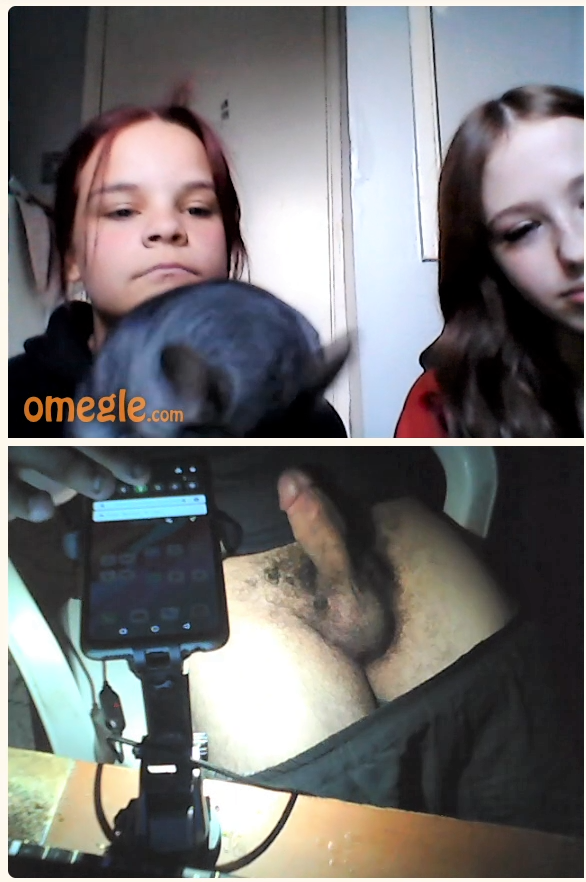 flashing my penis to girls in omegle