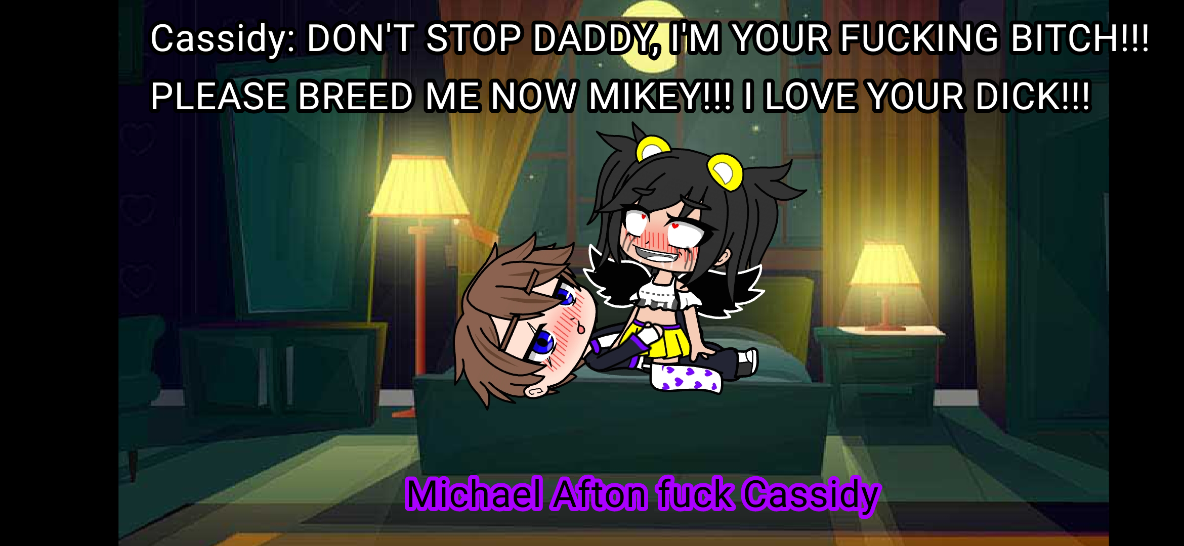 Michael Afton fuck Elizabeth, Susie and Cassidy