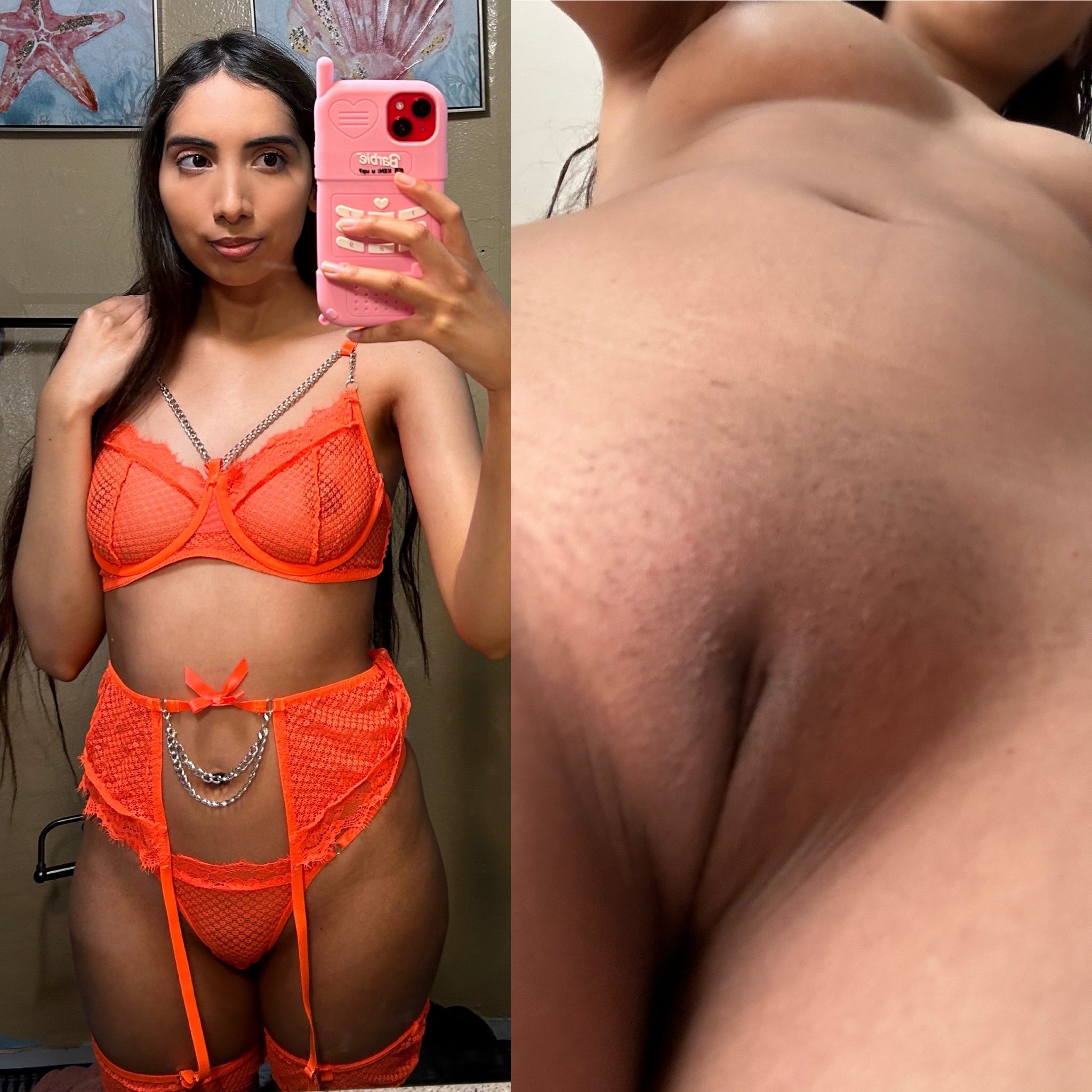 Una morena cachonda