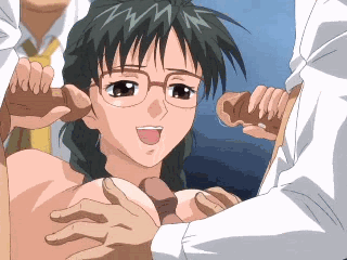 GIF hentai manga cartoon comic anal blowjob cumshots dildos