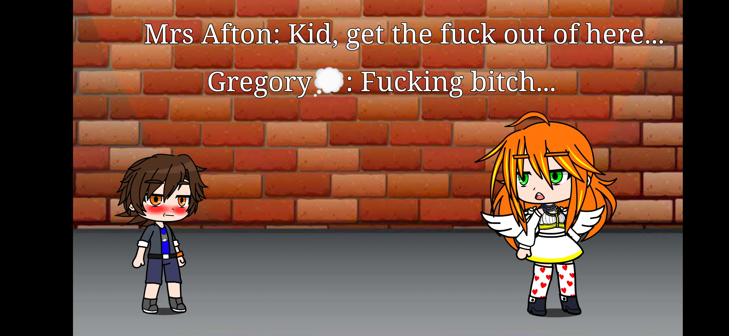 Gregory fuck Mrs Afton