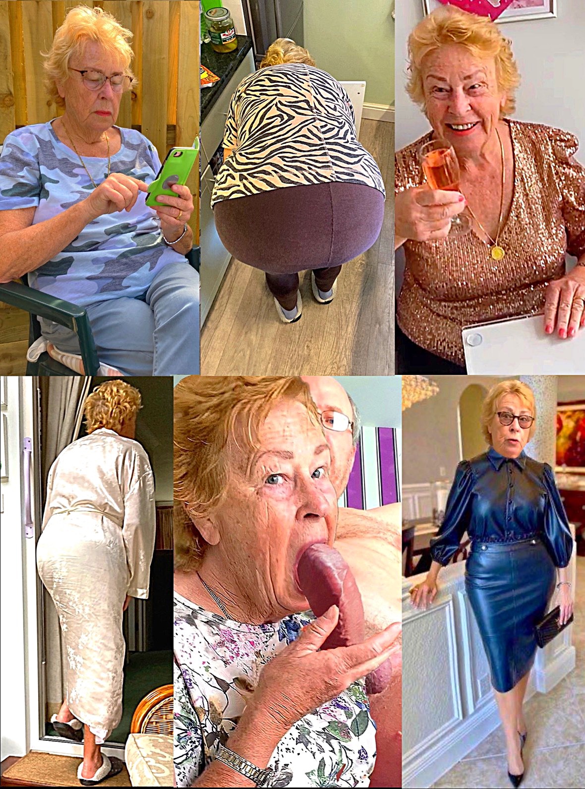 Granny Blowjob Porn Slut Cathy Blowjob and Sexy Big Arse BBW