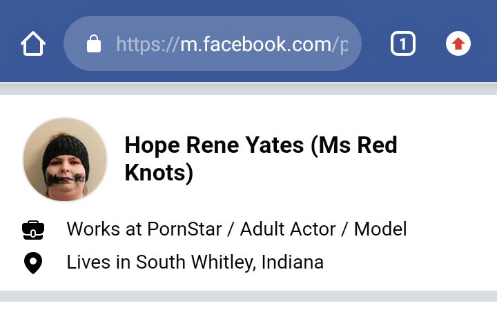 Hope Rene Yates 42D DOB 04.06.1994. SW Indiana 46787
