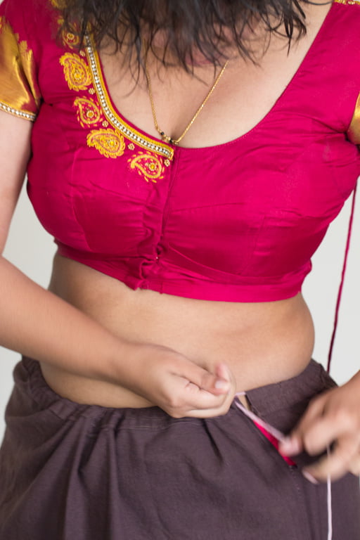 Indian Beautiful Wife in Saree hot boobs and fuck