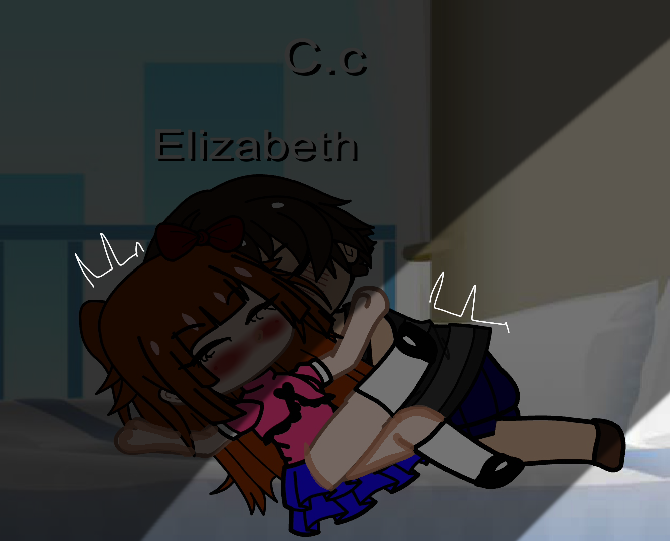 C.c x Elizabeth leaks(I made a Elizabeth x Micheal skit)