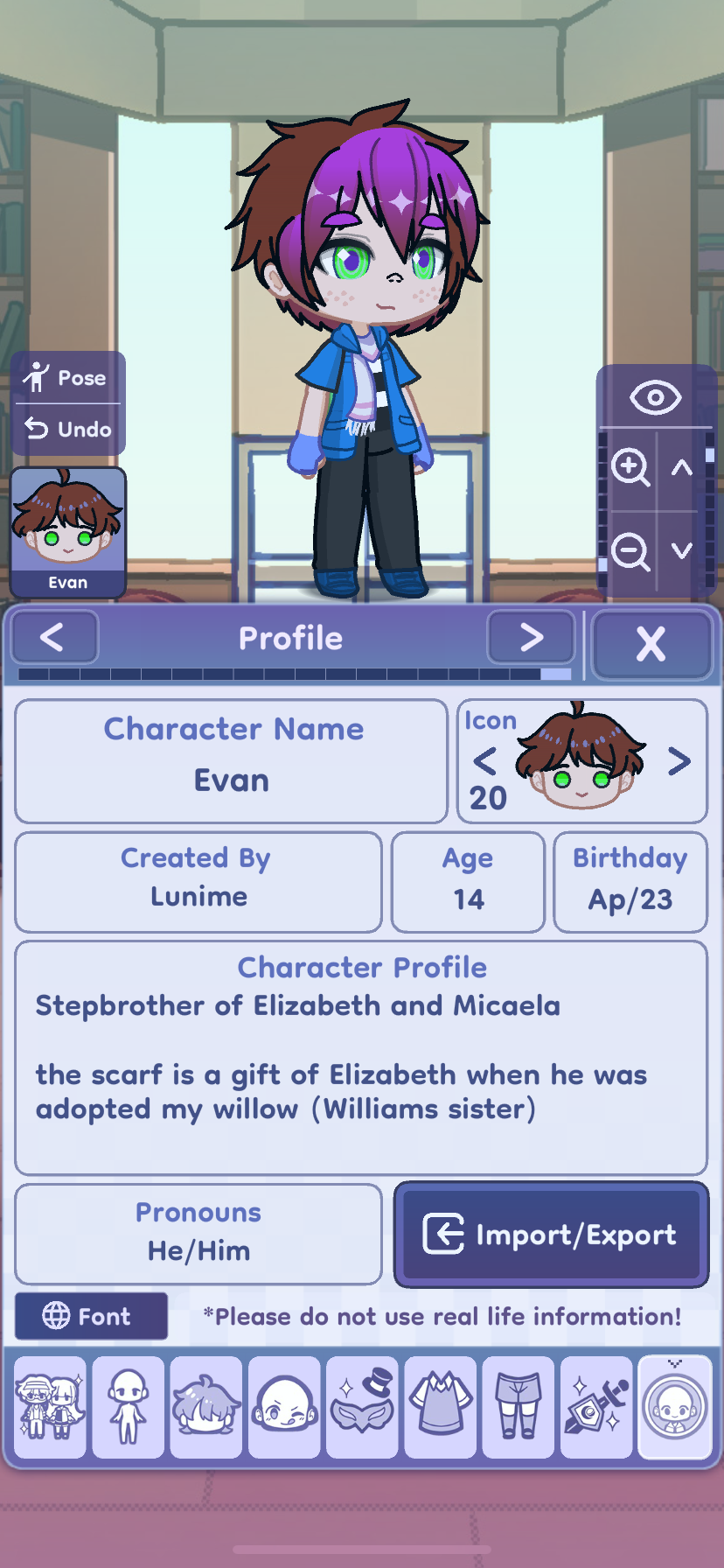 Evan from my new au