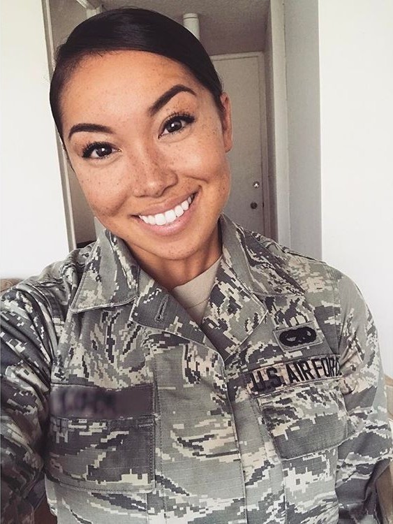 Hot Air Force Selfies Erin