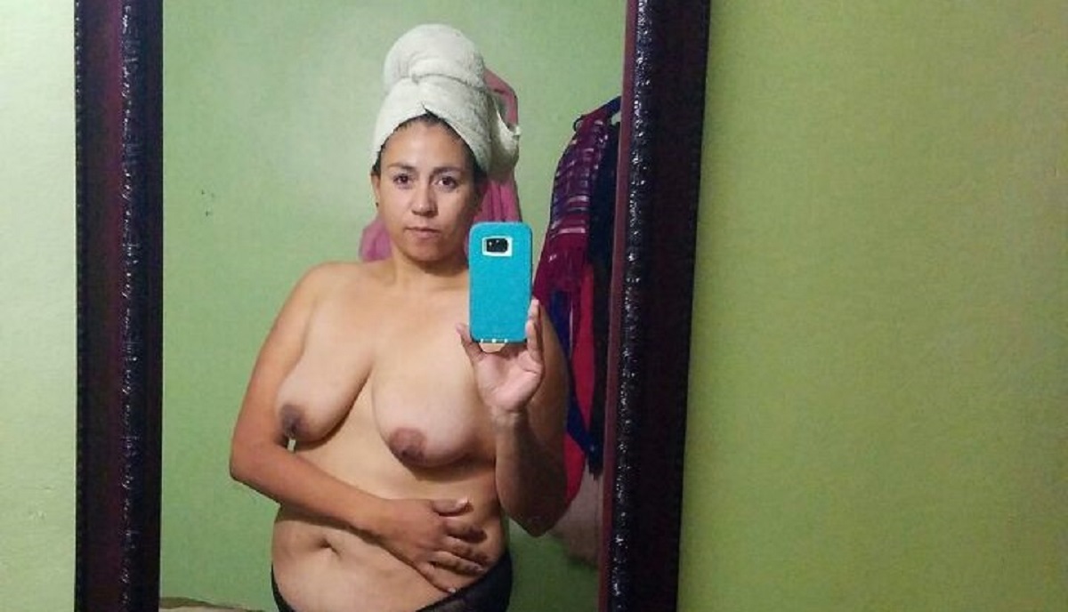 Asi luce las tetas una gordita