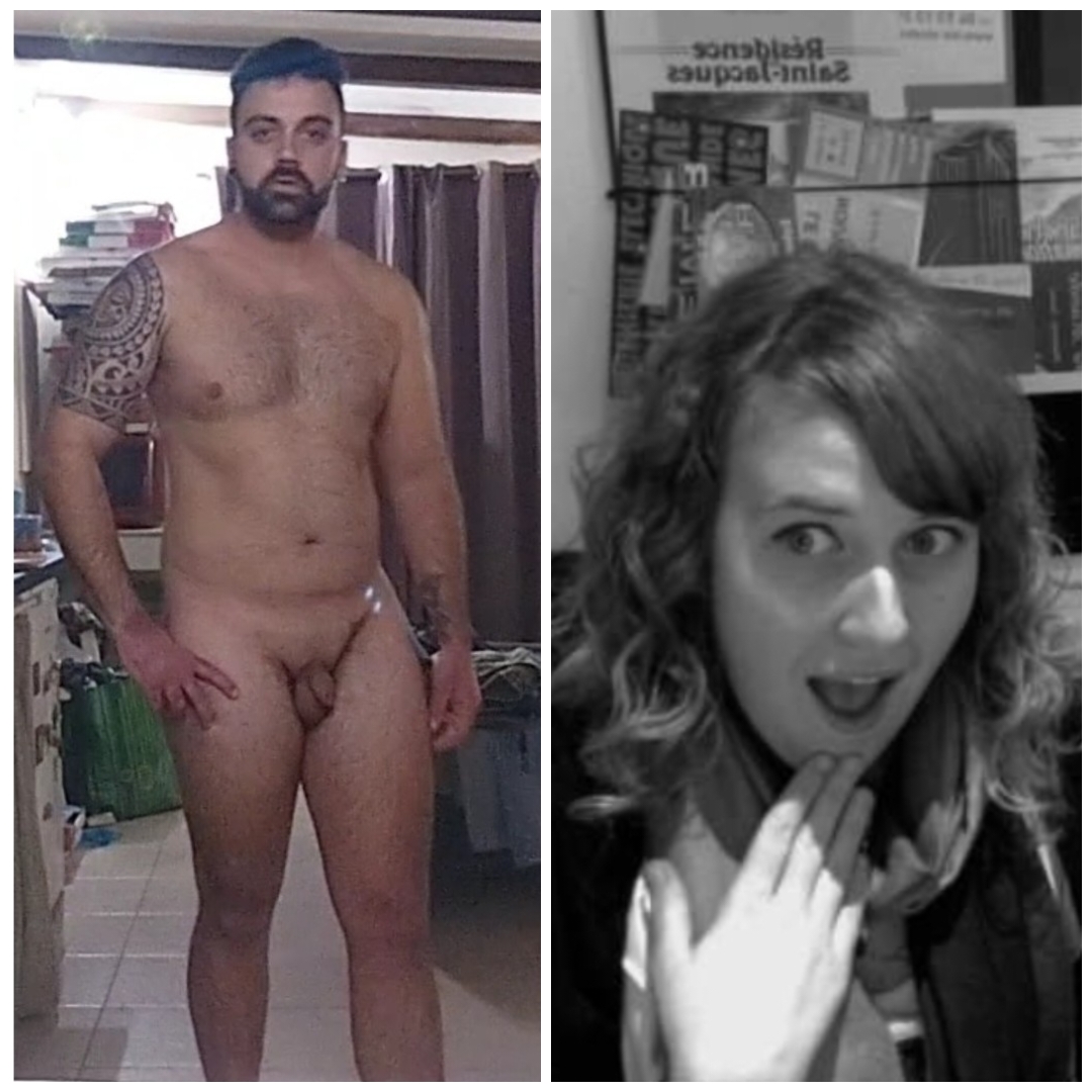 Manon caught Paolo naked embarrassing for him funny for her
