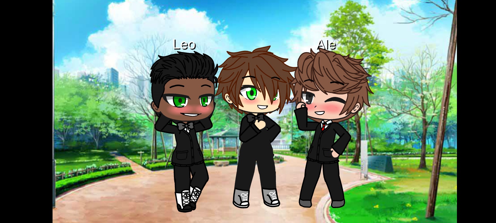 Personajes en el siguiente video: Ale, Leo y Eze Play