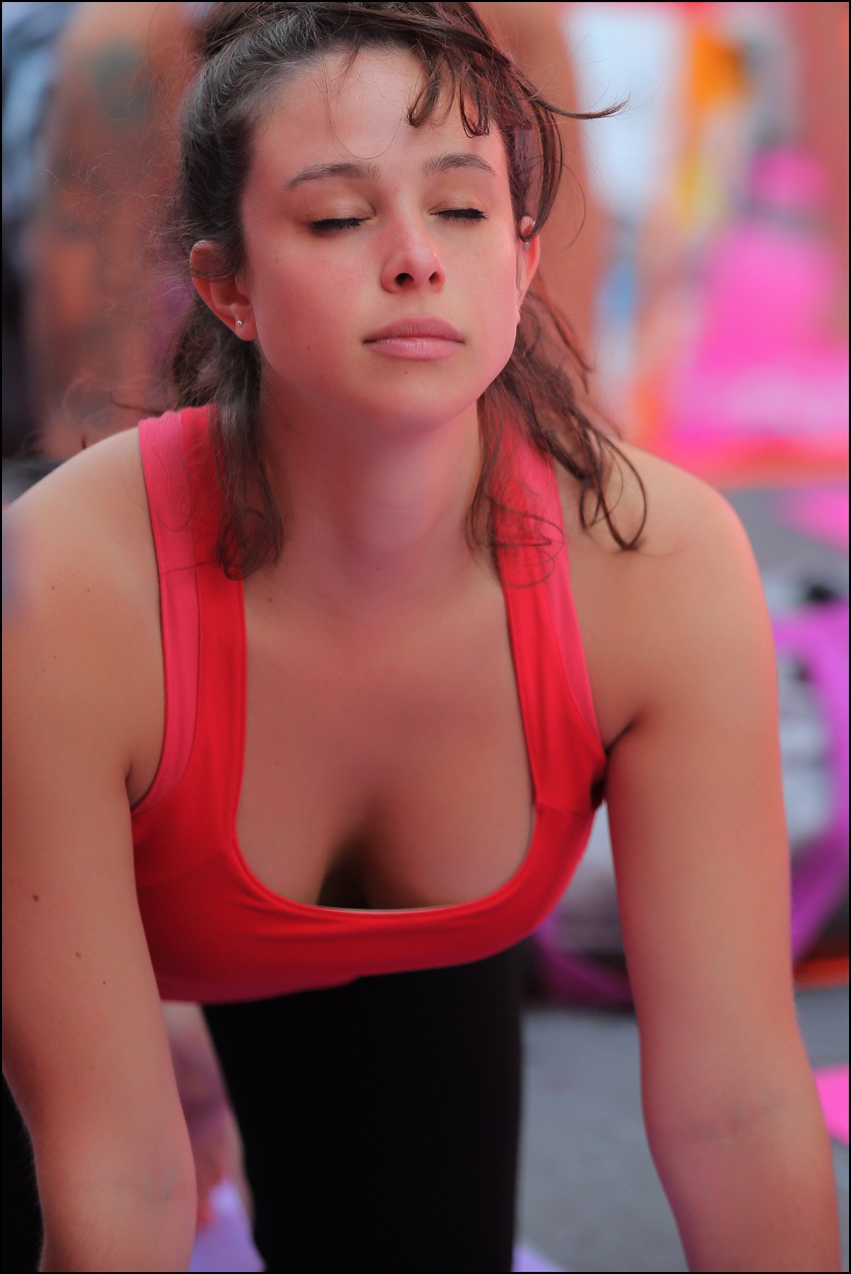 Hot Yoga Girls Voyeur Candid Mix