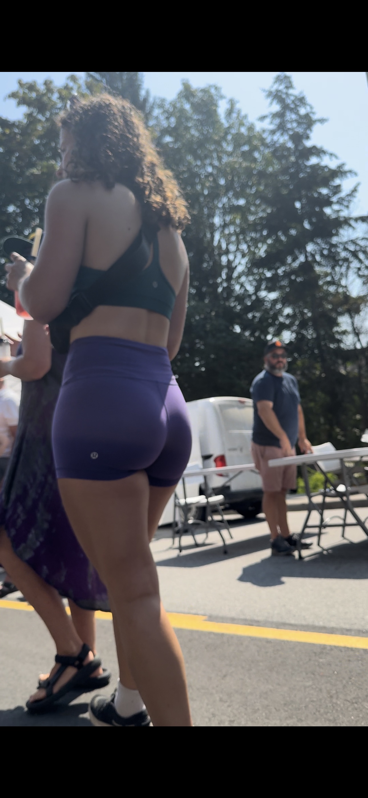 Purple Booty Short Teen Perfection