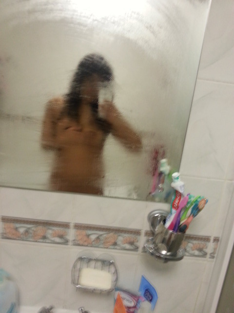 Shanaz Shower And Bath Selfies