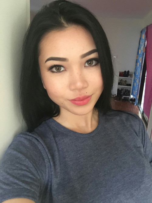 Hot Asian With Freckles Selfies