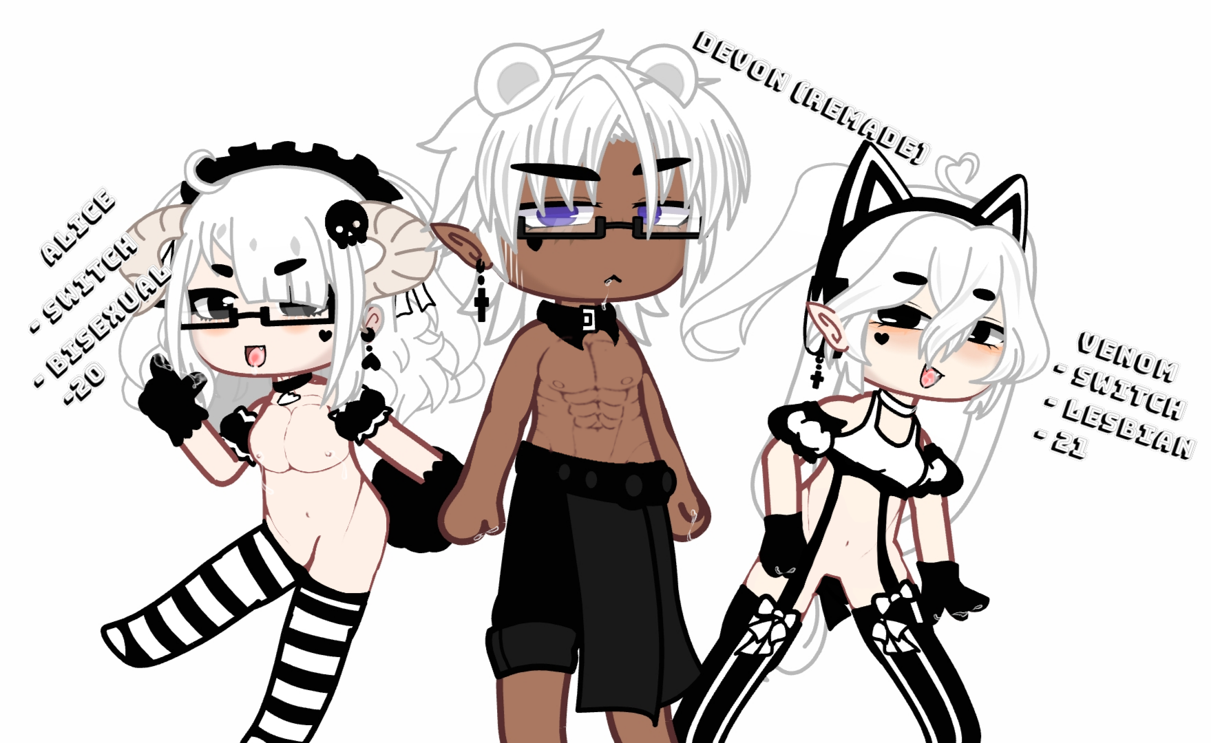 Alice, Devon and Venom