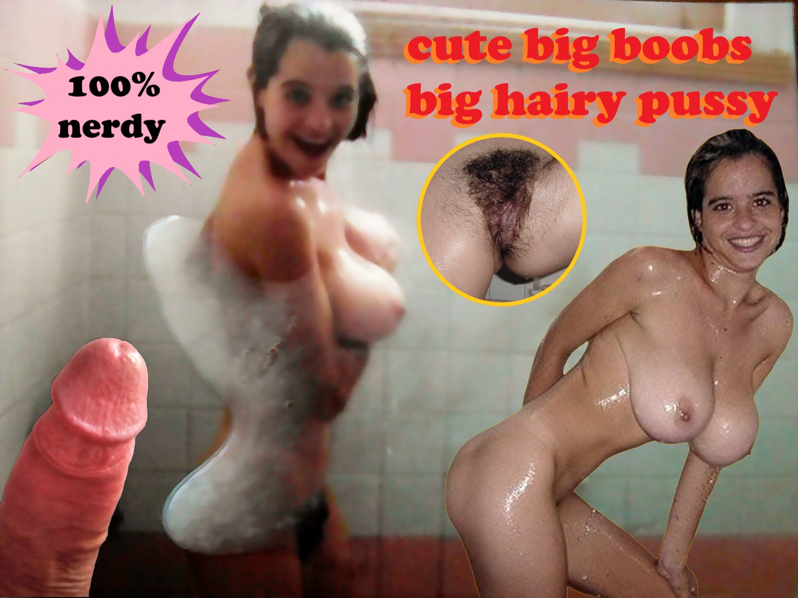 shower cute big boobs hairy pussy pics & tribute