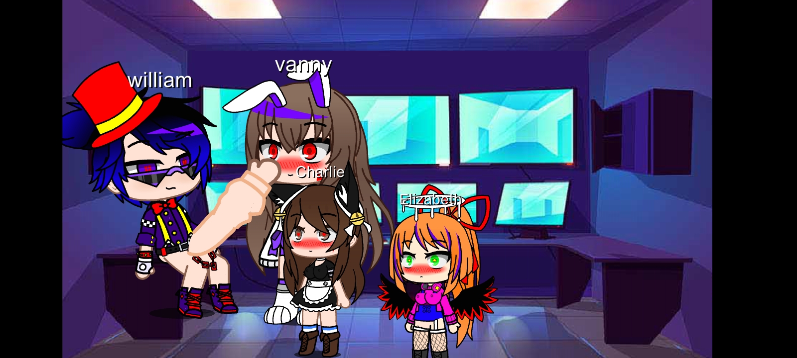 William x Charlie x vanny x Elizabeth next video tomorrow