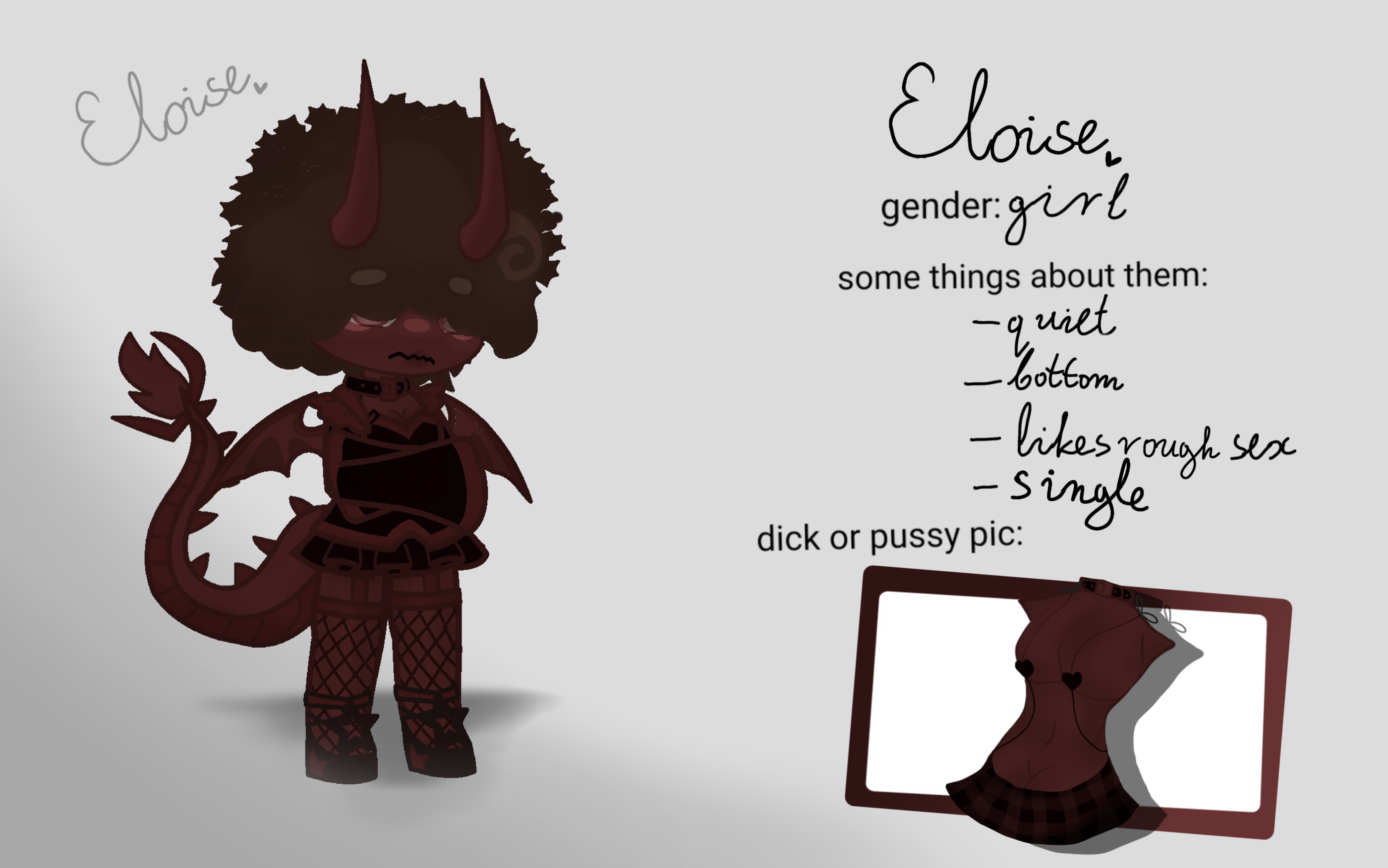 Here are some things about the oc' s!