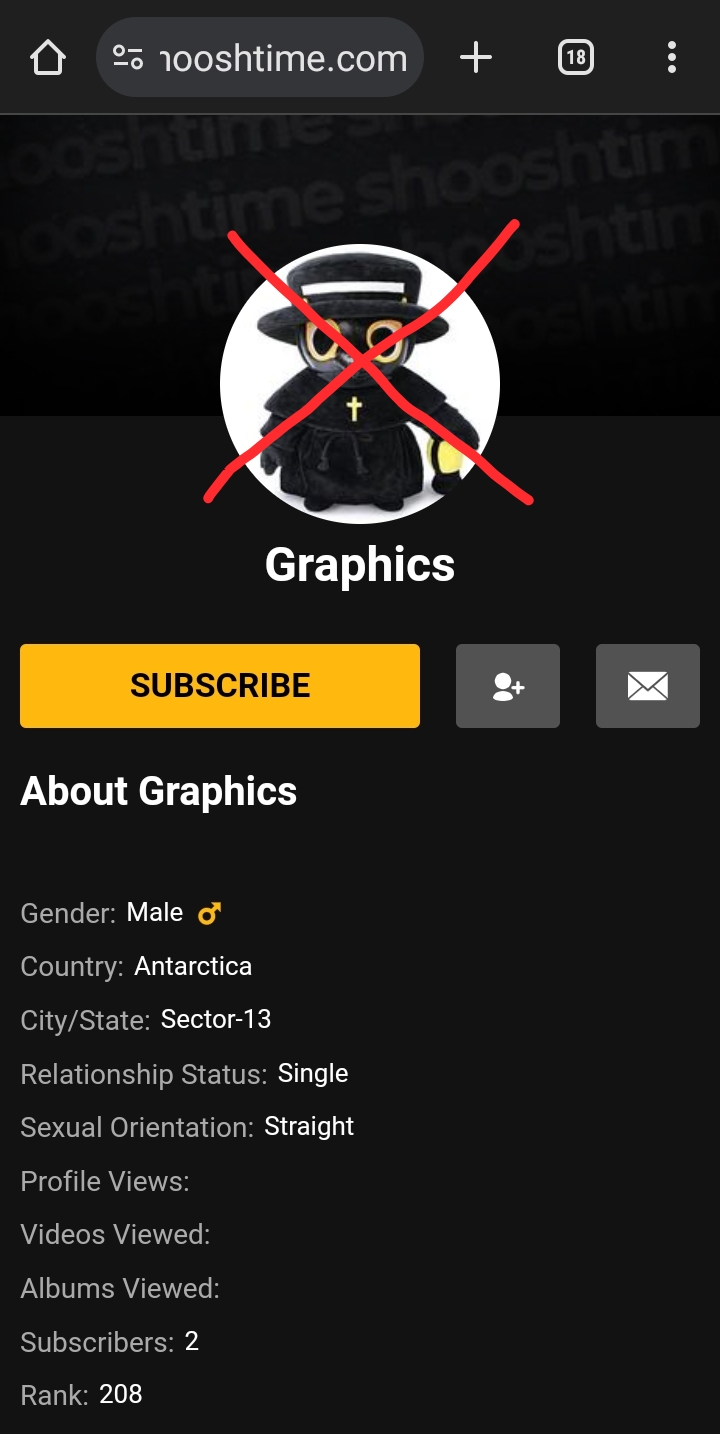 Do not subscribe him