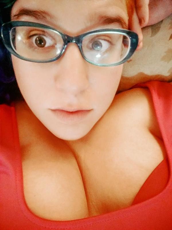 Big Tit Glasses Nerdy Girl