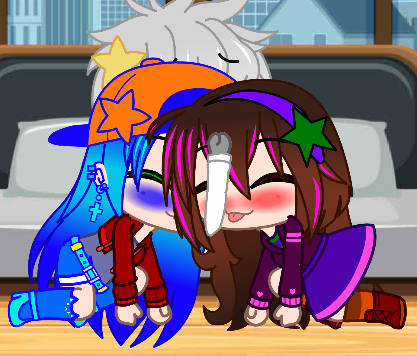 Lillie & Kate Having Fun With N/Y’s Dick