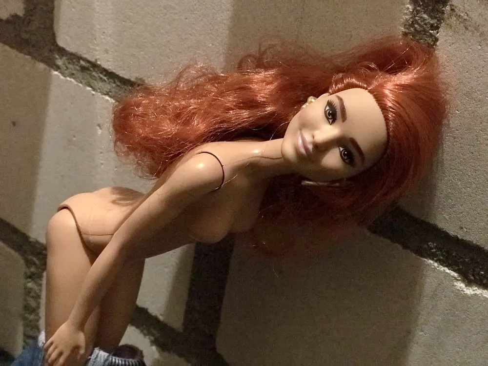 2021 redhead Barbie cumshot facials