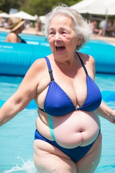 grannies in swimsuites